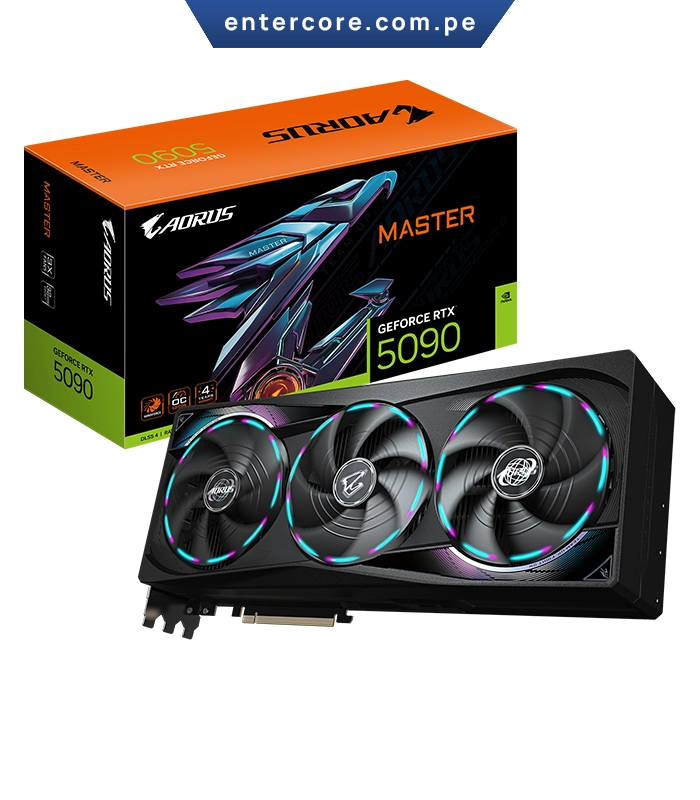 TARJETA DE VIDEO GIGABYTE AORUS GEFORCE RTX 5090 32GB MASTER OC, GDDR7