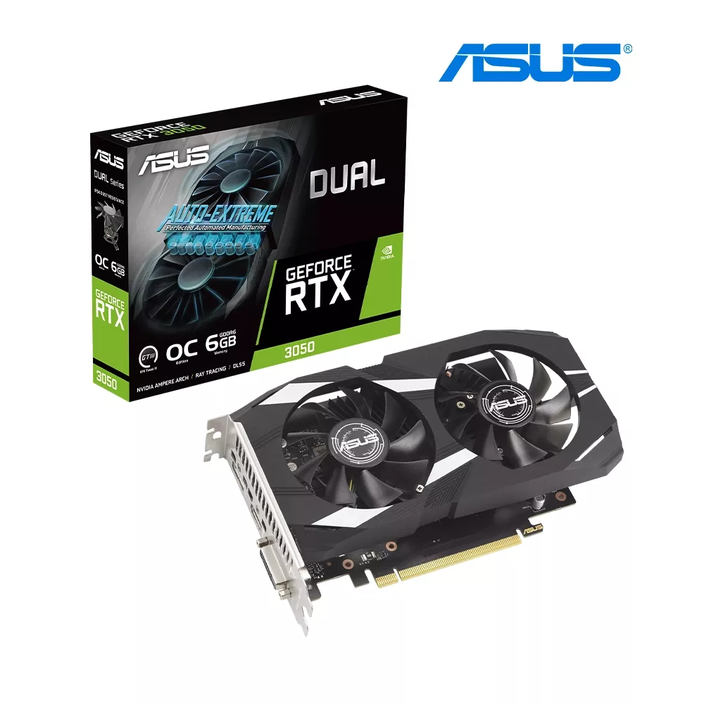 TARJETA DE VIDEO ASUS DUAL RTX3050 OC Edition 6GB GDDR6
