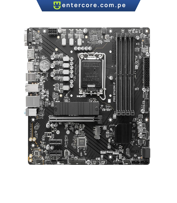 PLACA MADRE MSI PRO B760M-P, DDR5 Chipset Intel LGA1700, HDMI