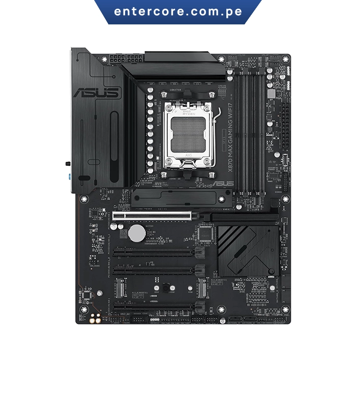 PLACA MADRE ASUS X870 MAX Gaming WIFI7 BLACK AMD AM5 ATX DDR5 5.0
