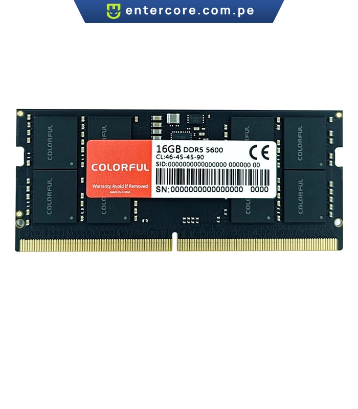 MEMORIA RAM COLORFUL 16GB 5600MHZ CL46 SODIMM