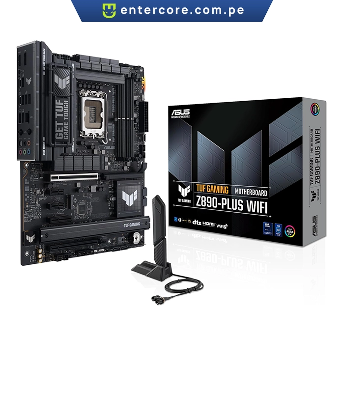 PLACA MADRE ASUS TUF GAMING Z890-PLUS WiFi7 LGA 1851 DDR5 PCIe 5.0 M.2
