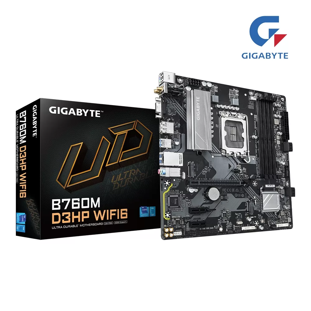 PLACA MADRE GIGABYTE B760M D3HP WIFI6 DDR5