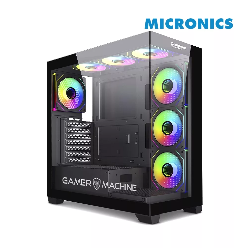 CASE GAMER LEGEND MIC GC806, 7FAN ARGB, BLACK, S/F