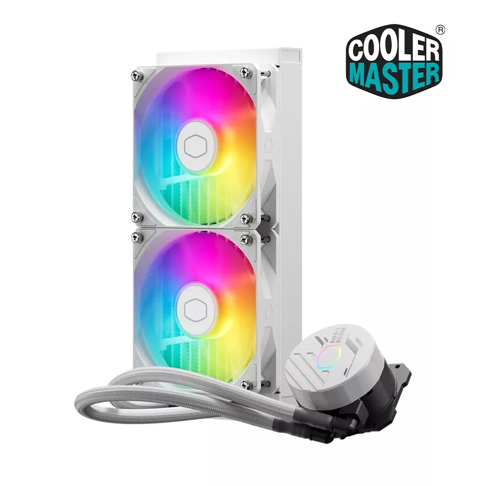 REFRIGERACION LIQUIDA COOLER MASTER MASTERLIQUID 240L WHITE ARGB