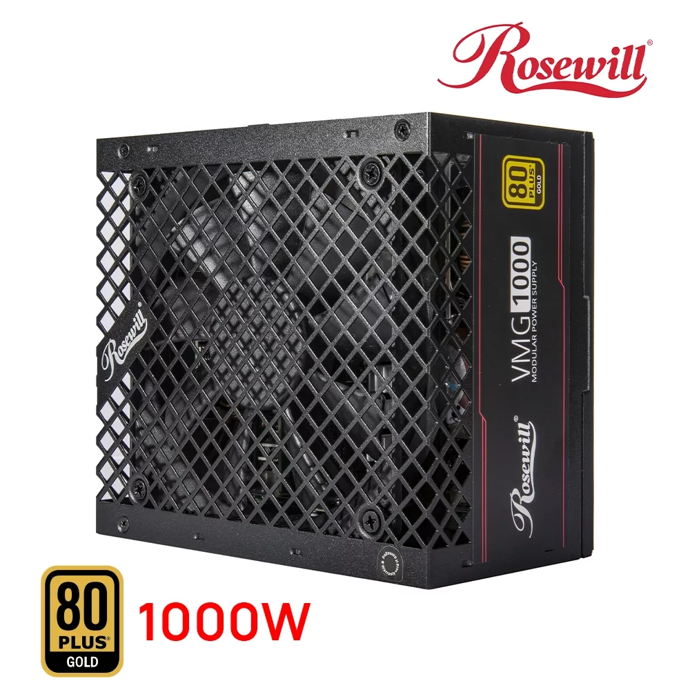 FUENTE DE PODER ROSEWILL VMG1000 1000W 80+ GOLD FULL MODULAR PCIE 5.0 ATX