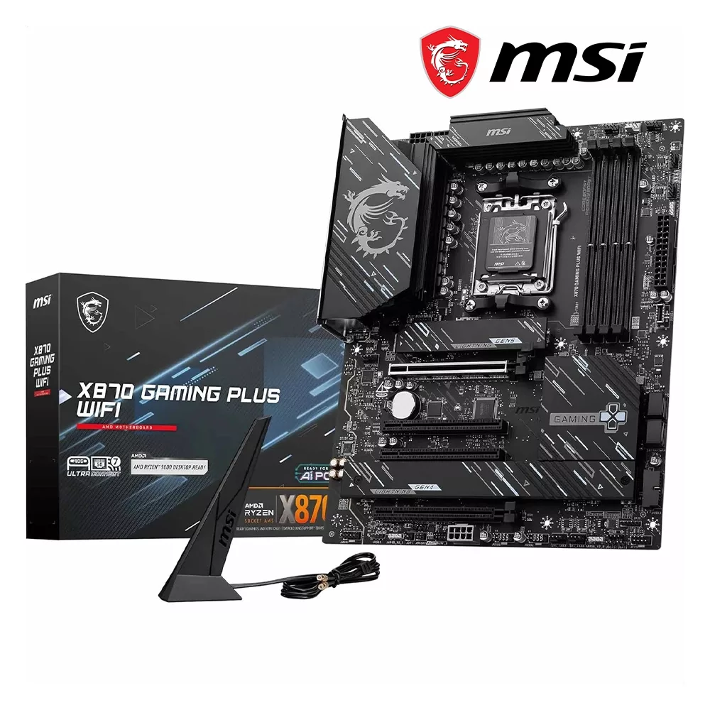 PLACA MADRE MSI X870 GAMING PLUS WIFI7 AM5 DDR5