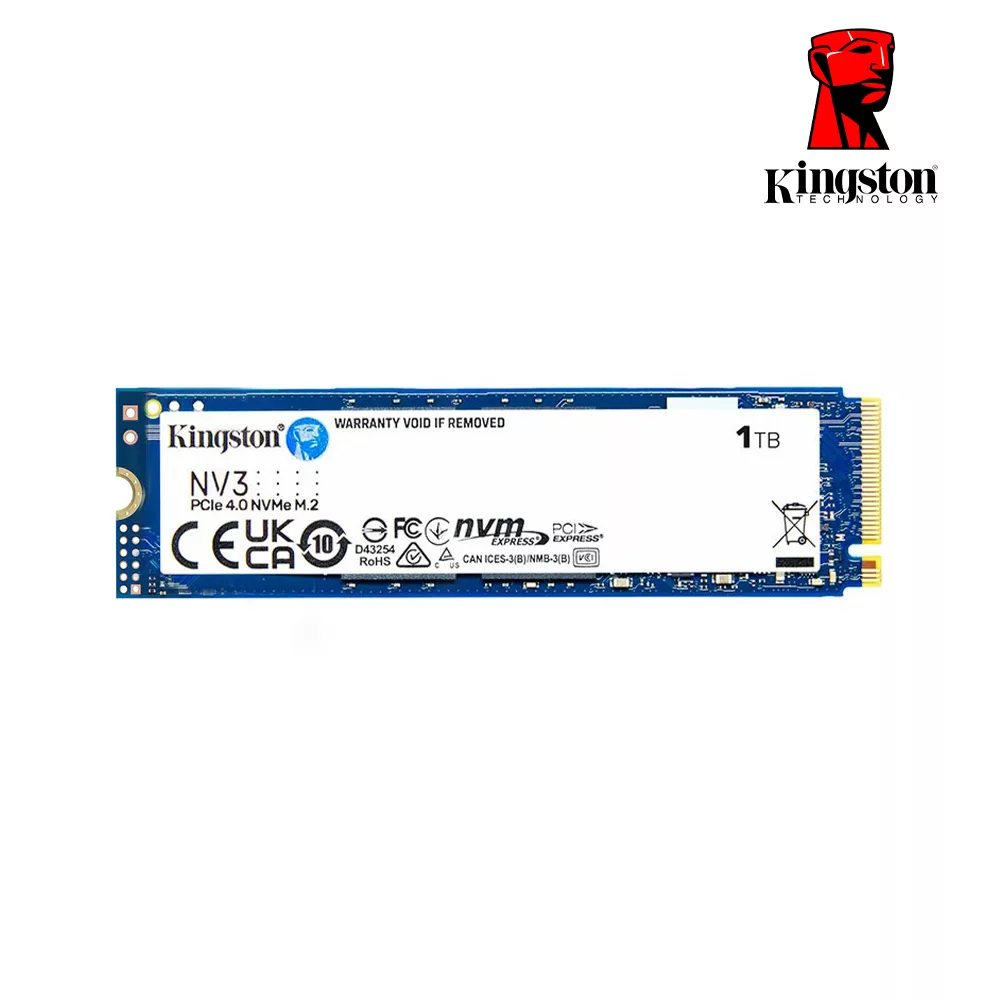 ALMACENAMIENTO SOLIDO KINGSTON 1TB 6000MB/S M.2 NV3 OEM