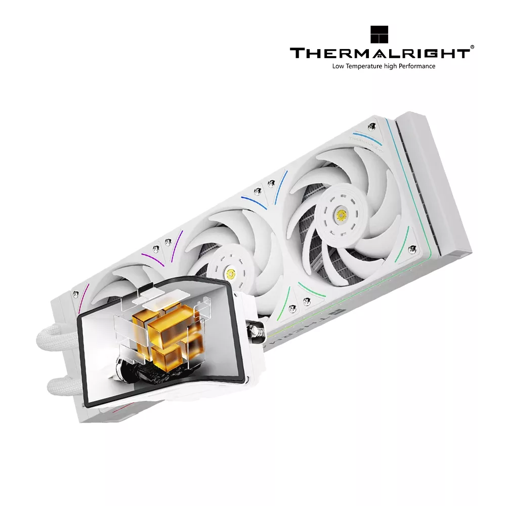REFRIGERACION LIQUIDA THERMALRIGHT WONDER VISION 360 UB ARGB WHITE PANTALLA CURVA 3D