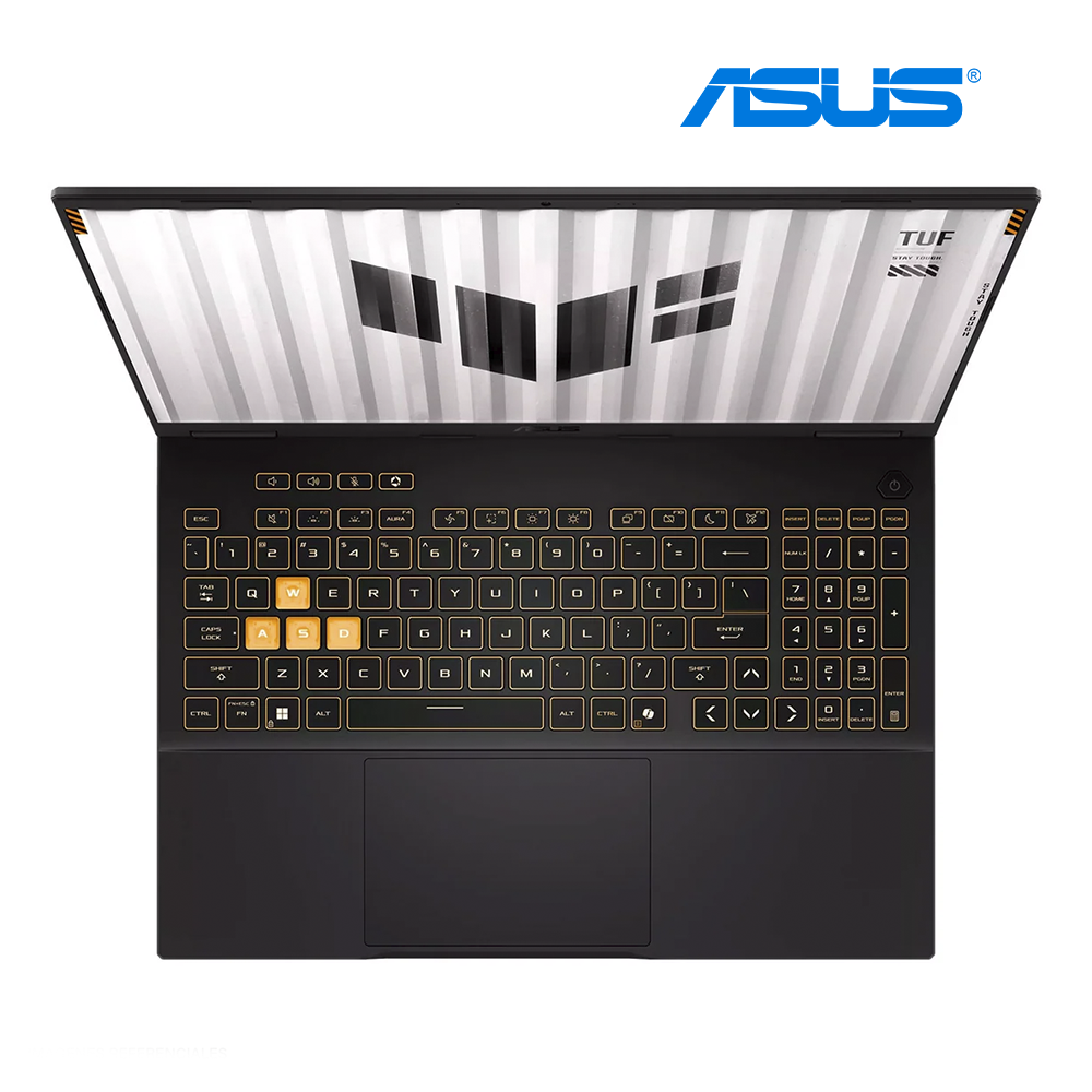 LAPTOP ASUS TUF F16 FX608JHI-TU312 INTEL CORE i7-14650HX 512GB SSD 16GB DDR5 16" WUXGA (1920x1200)144Hz NVIDIA RTX 5050 8GB ESP