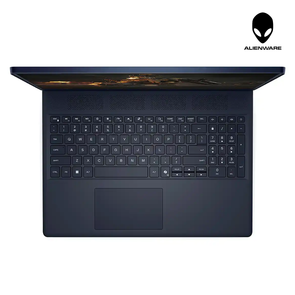 LAPTOP DELL ALIENWARE 16 AURORA AC16250 INTEL CORE 7 240H 1TB SSD 16GB DDR5 16" WQXGA(2560x1600) 120Hz NVIDIA RTX 5050 8GB BLUE TECLADO ILUMINADO