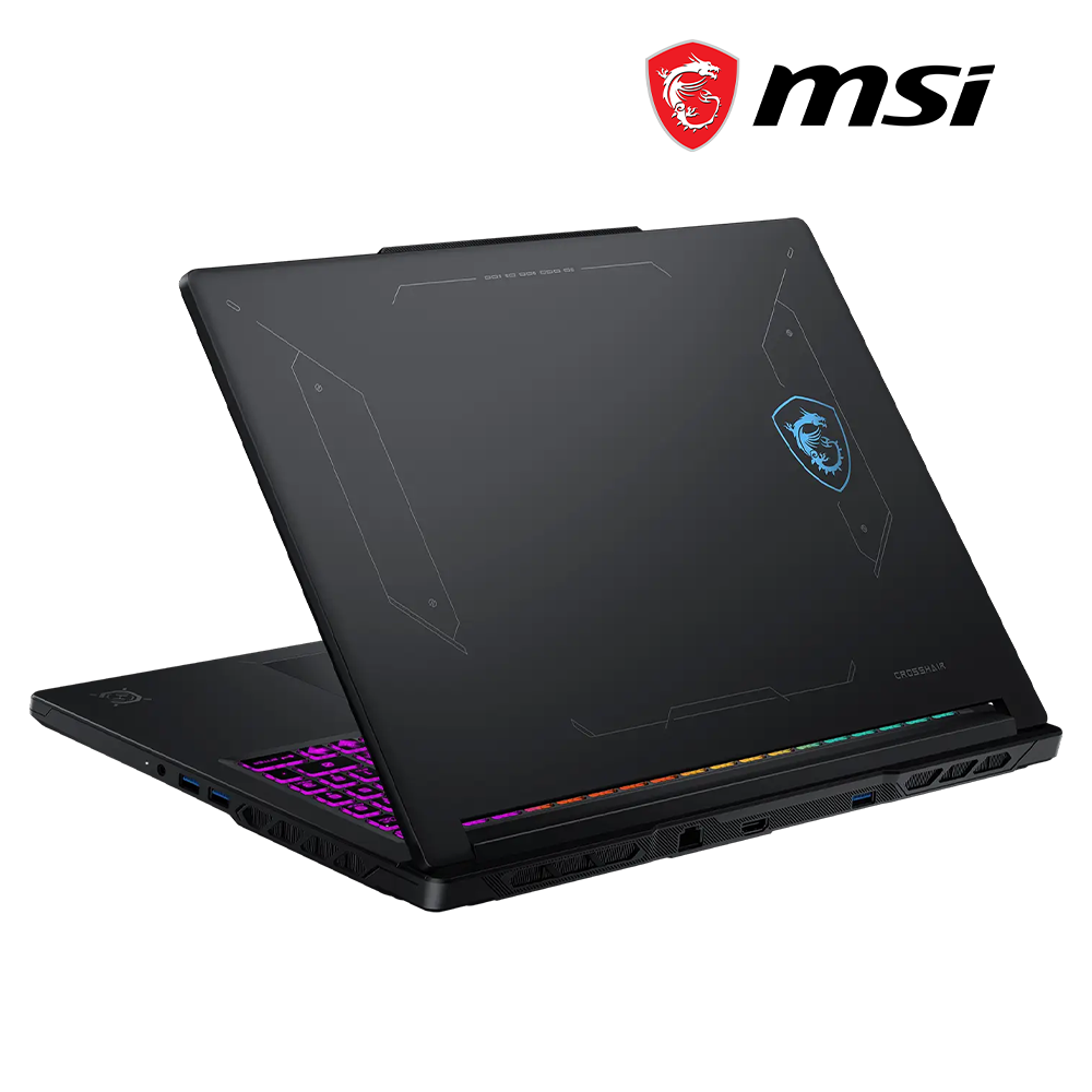 LAPTOP MSI CROSSHAIR 16HX E14WGK-038US INTEL CORE i9 14900HX 16GB DDR5 512GB 16" QHD (2560X1600) 240HZ NVIDIA RTX 5070 8GB COLOR BLACK