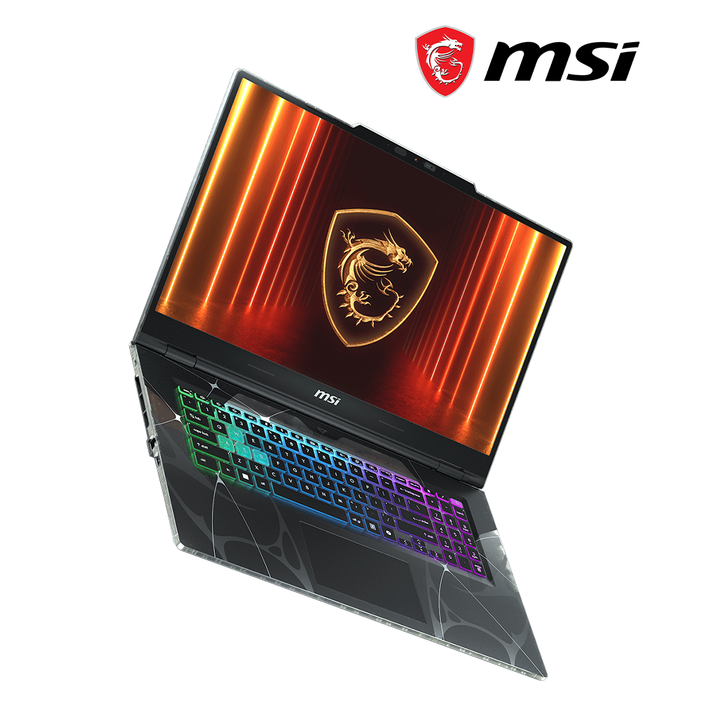 LAPTOP MSI CYBORG 17 B2RWFKG-039US GAMING INTEL CORE 5 210H 512GB SSD 16GB DDR5 17.3" FHD (1920x1080) 144HZ NVIDIA RTX 5060 8GB COLOR TRASLUCENTT BLACK