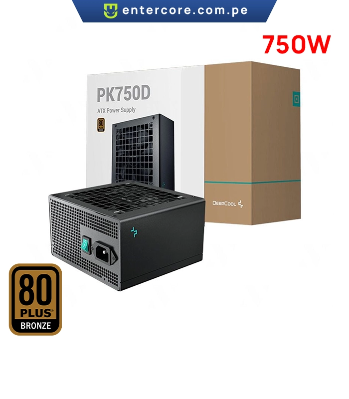 FUENTE DE PODER DEEPCOOL PK750D 80+ BRONZE